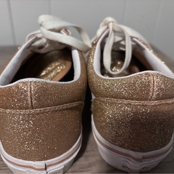 Gold sparkly vans - Picture 4 of 9